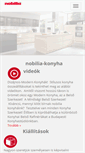 Mobile Screenshot of nobilia-konyha.hu