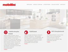 Tablet Screenshot of nobilia-konyha.hu